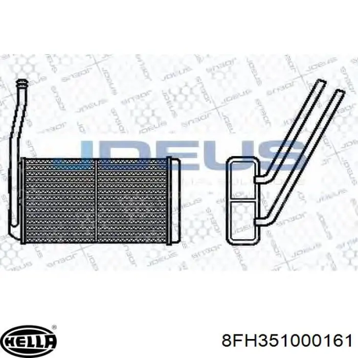 Radiador de calefacción Land Rover JEF100150 precio, desde 62,53 EUR