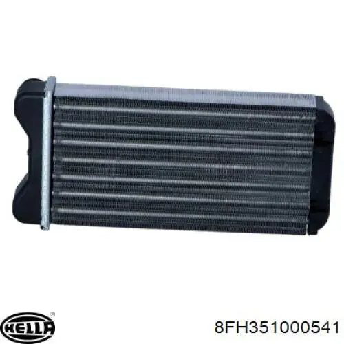 Radiador de calefacción para Audi A4 (8EC)