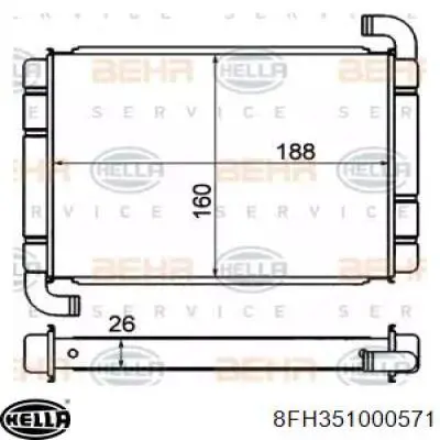 Radiador de calefacción Fiat/Alfa/Lancia 77366932 precio, desde 35,94 EUR