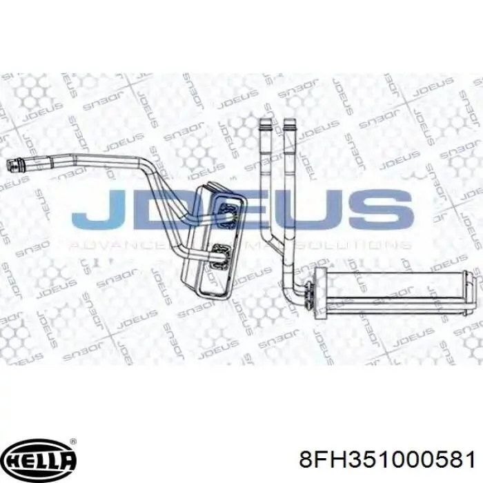 Comprar 164210100 Opel Radiador calefacción