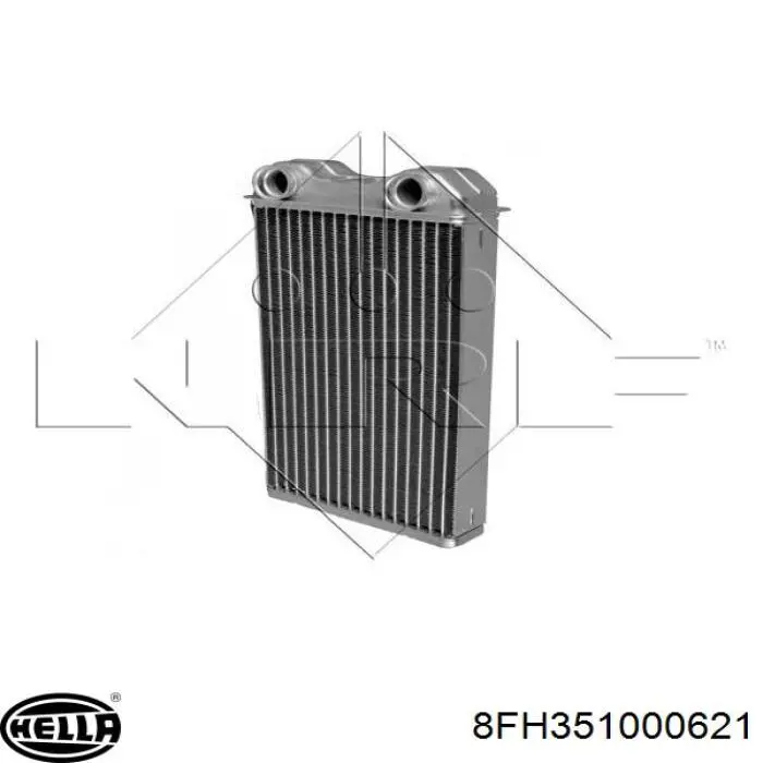 Radiador calefacción 8FH351000621 HELLA