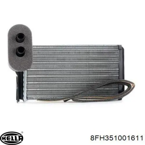 8FH351001611 HELLA radiador de calefacción