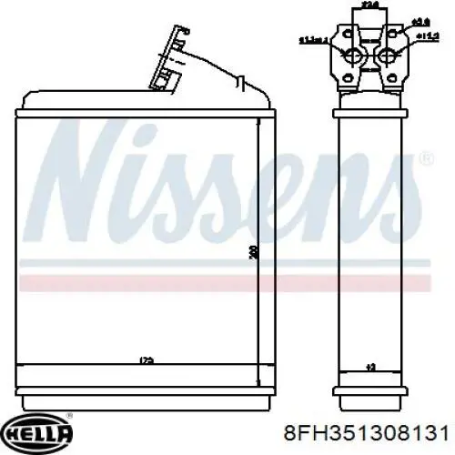 Comprar 71130 Nissens Radiador calefacción