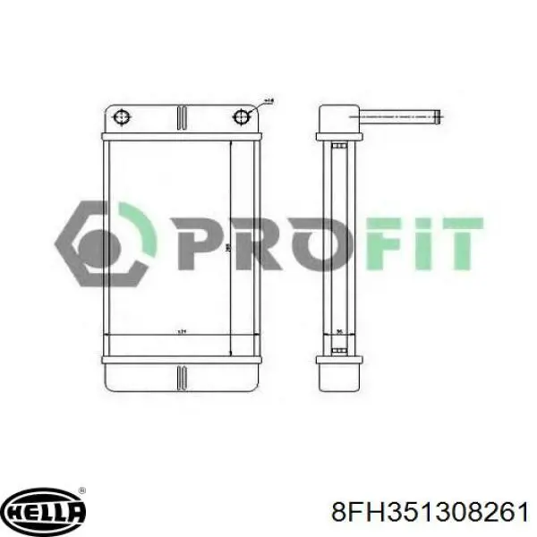 Comprar BR068 Magneti Marelli Radiador calefacción