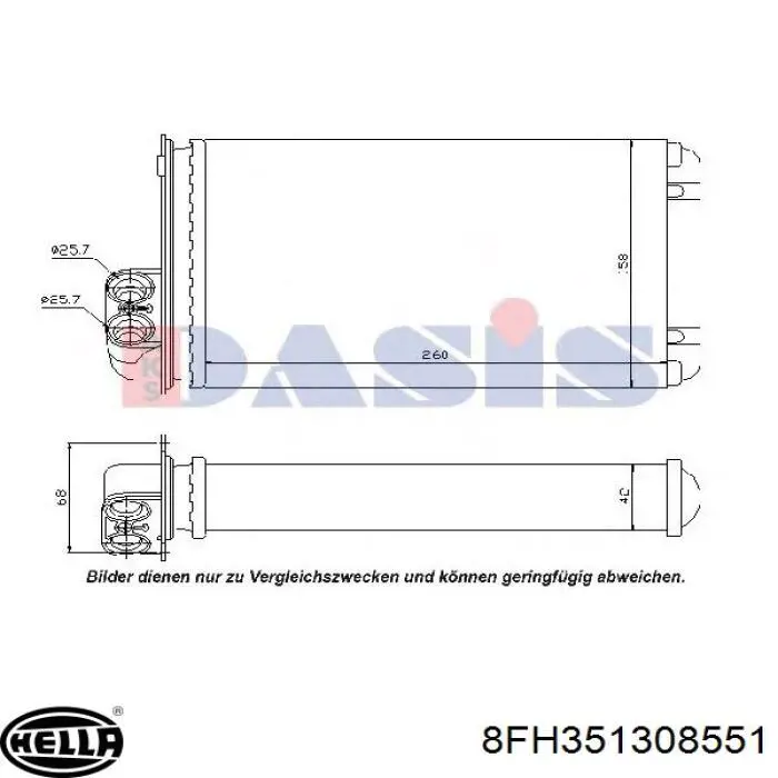 Comprar 812161 VALEO Radiador calefacción
