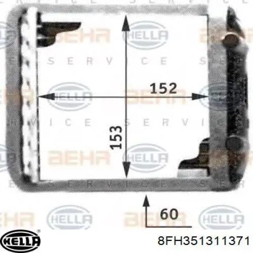 Comprar Radiador calefacción Nissan Patrol  K260