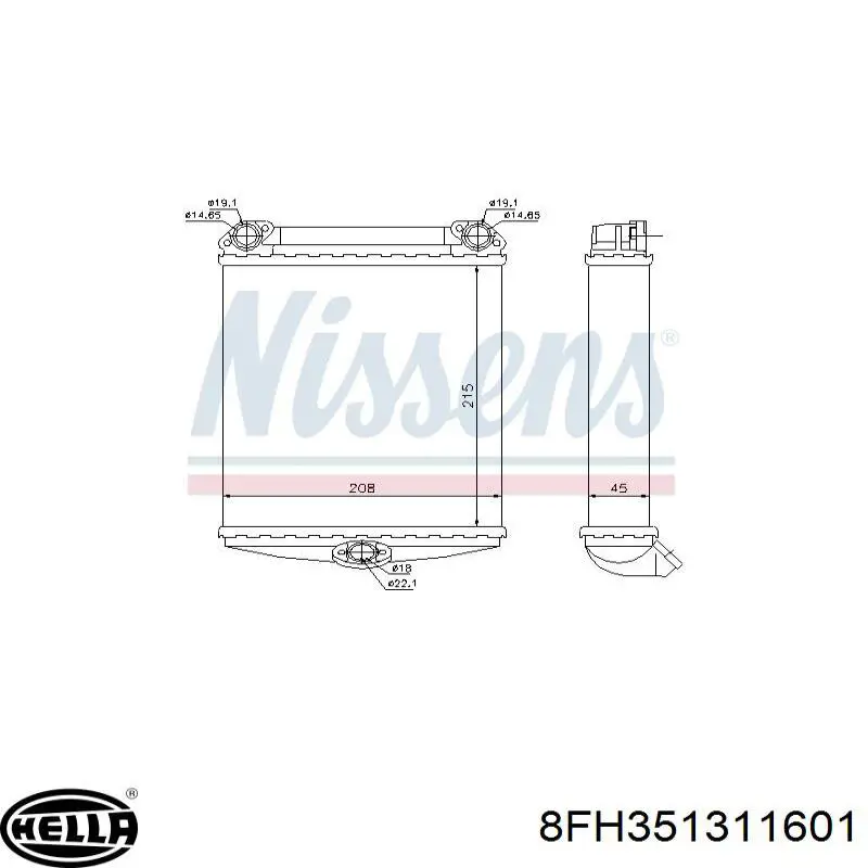 Comprar A0028355301 Mercedes Radiador calefacción