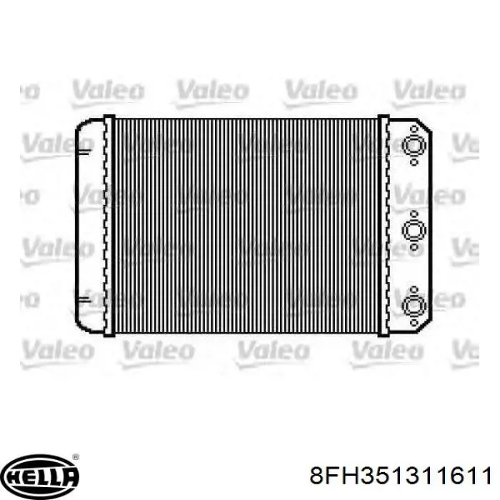 8FH351311611 HELLA radiador de calefacción