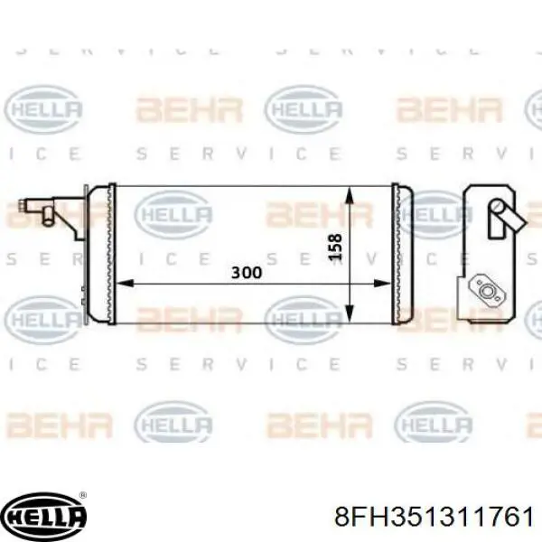 Comprar 2028300461 Mercedes Radiador calefacción