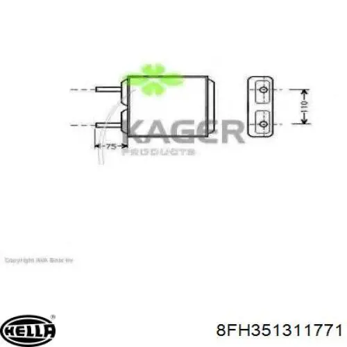 Radiador de calefacción VALEO 812148 precio, desde 31,07 EUR