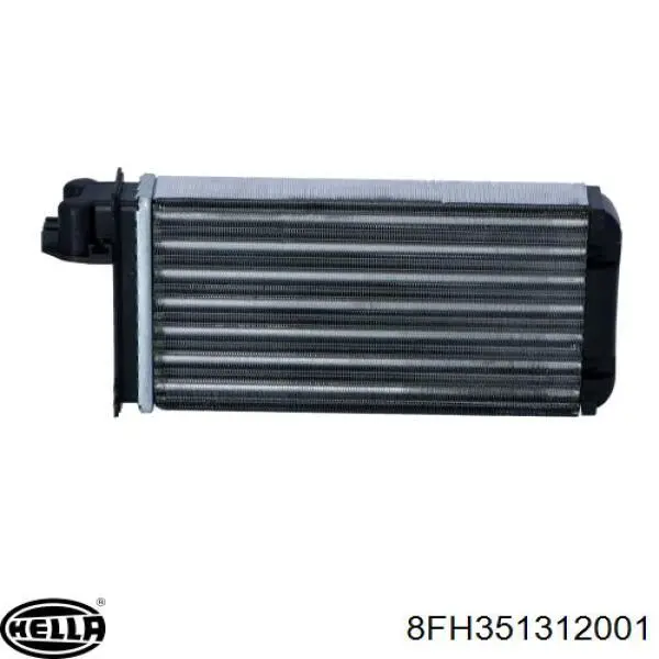 8FH351312001 HELLA Radiador interior