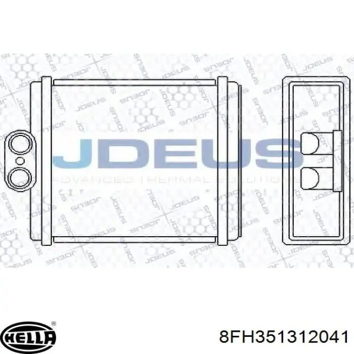 Radiador calefacción 7412085C10 Suzuki