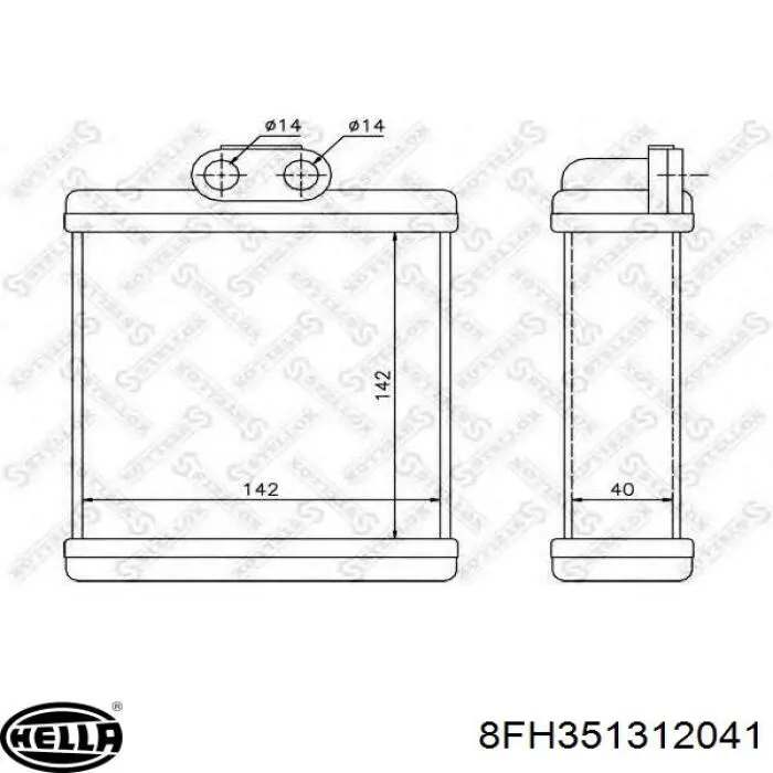 Calefactor Suzuki 7412085C10