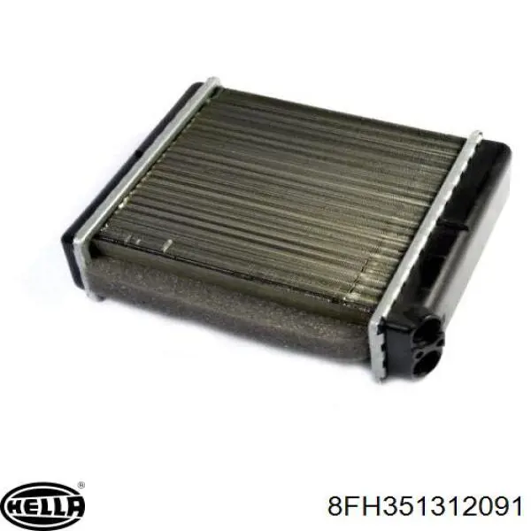 8FH351312091 HELLA radiador de calefacción