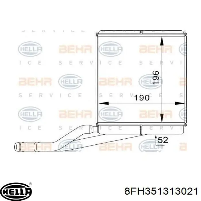 Calefactor Mahle Original AH139000S