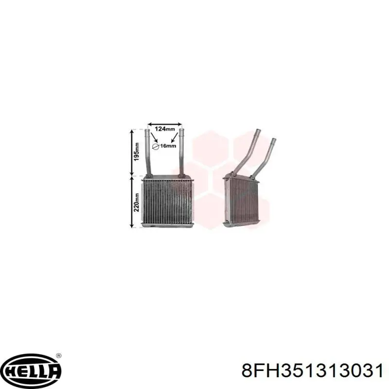 Calefactor Nissens 72653