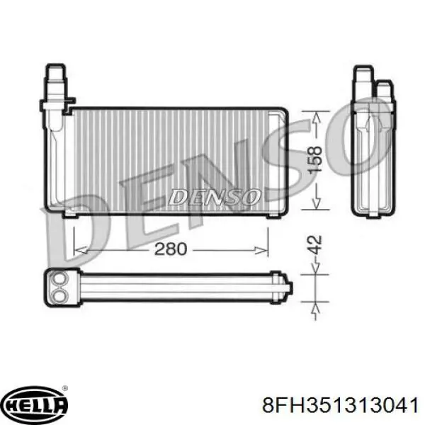Comprar 60779470 Fiat/Alfa/Lancia Radiador calefacción