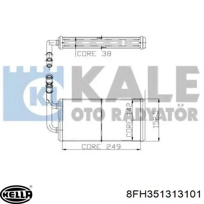 Comprar TP157071740 Tempest Radiador calefacción