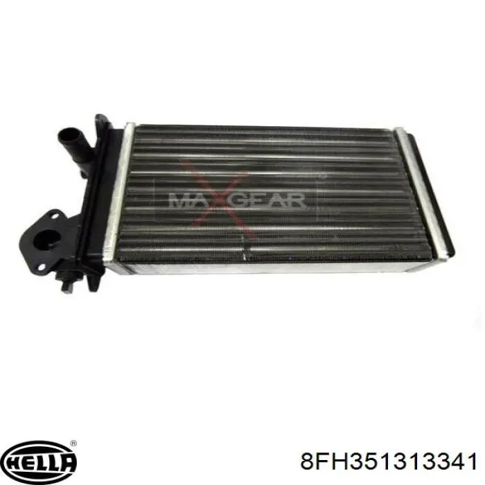 8FH351313341 HELLA Radiador interior