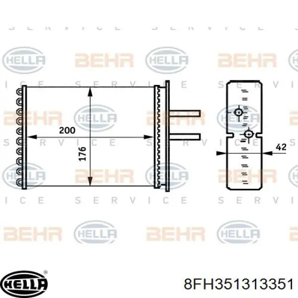 Comprar 350218493000 Magneti Marelli Radiador calefacción
