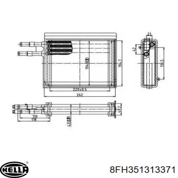 Comprar QHR2110 QUINTON HAZELL Radiador calefacción