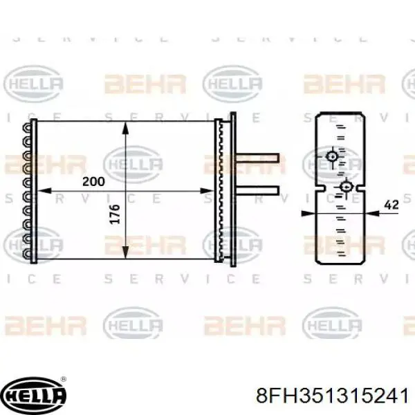 Comprar DC971382E100 Mando Radiador calefacción