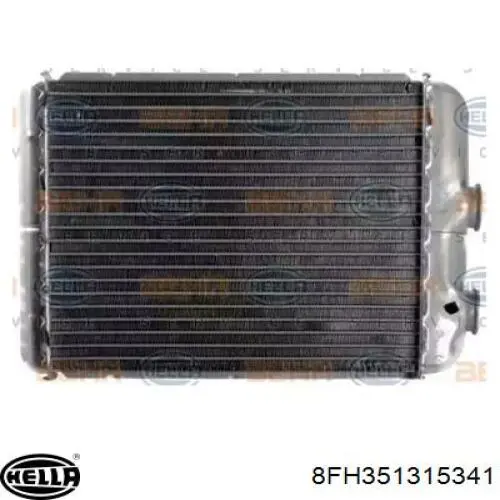 Radiador calefacción 52479236 General Motors