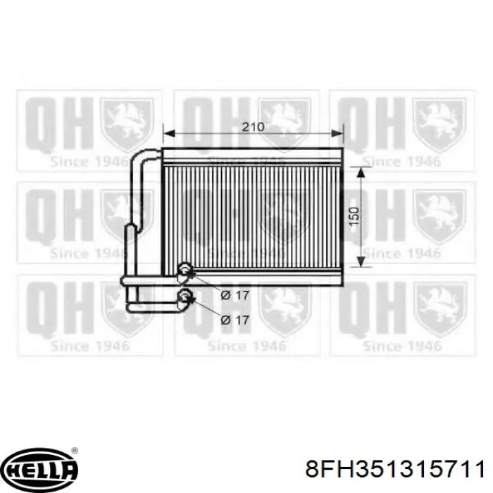 Radiador de calefacción Mando HC971382L000 precio, desde 47,90 EUR