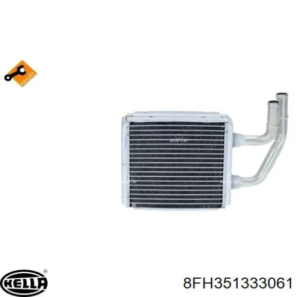 Radiador de calefacción para Seat Alhambra (7V8, 7V9)
