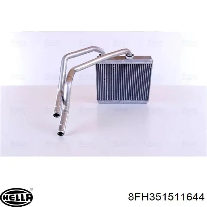 8FH351511644 HELLA radiador de calefacción