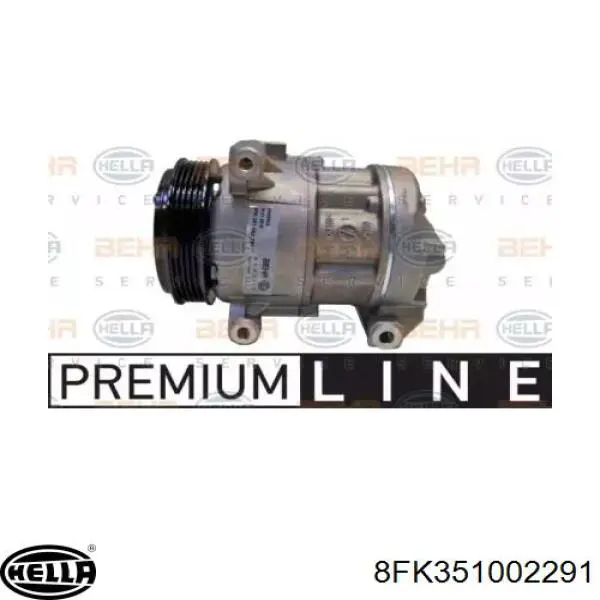 Compresor de aire acondicionado 51883102 Fiat/Alfa/Lancia