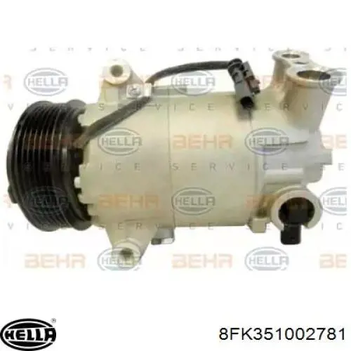 8FK351002781 HELLA compresor de aire acondicionado