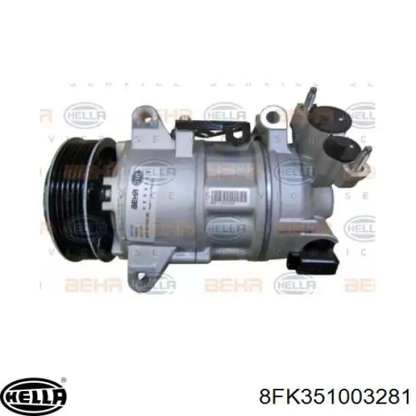 Compresor de aire acondicionado 9827552280 Peugeot/Citroen