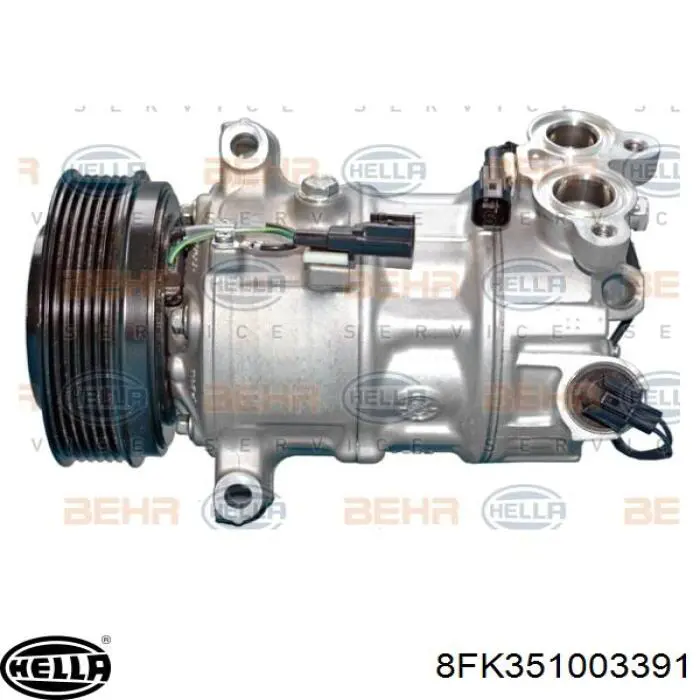Compresor de aire acondicionado 31348965 Volvo