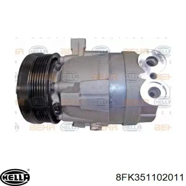 Compresor de aire acondicionado 8FK351102011 HELLA