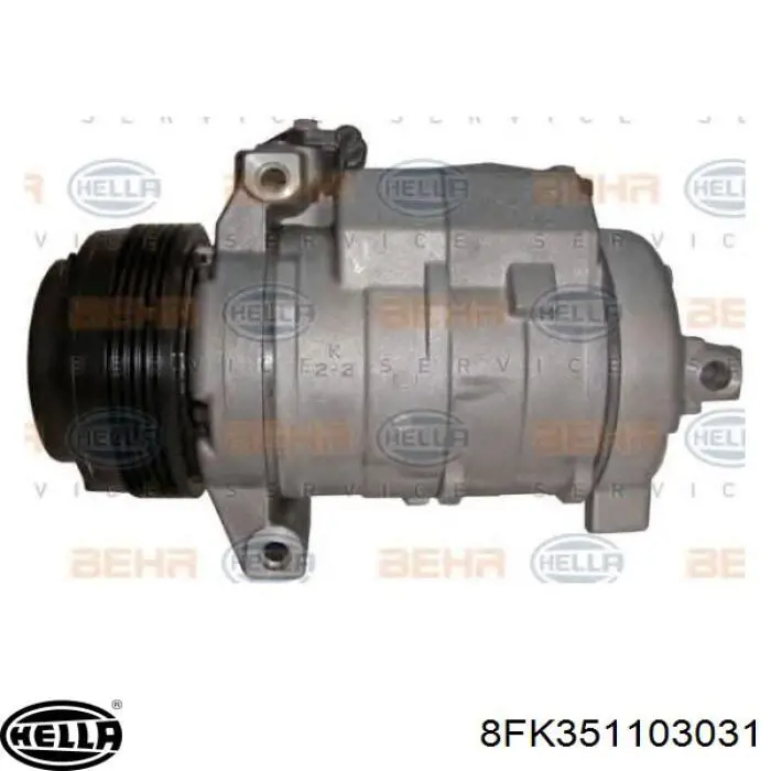 8FK351103031 HELLA compresor de aire acondicionado