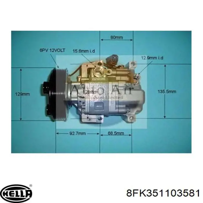 Compresor de ac VALEO 559624