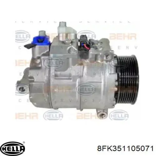 Compresor de aire acondicionado MSK431 AVA