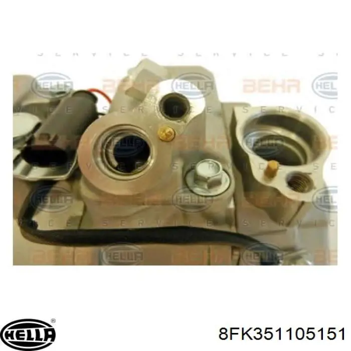 Compresor de aire acondicionado LR015151 Land Rover