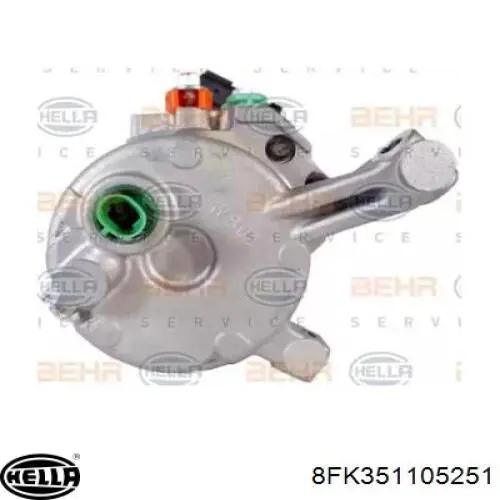 8638800 Teamec Compresor climatizador