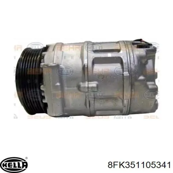 8FK351105341 HELLA compresor de aire acondicionado