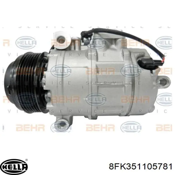 8FK351105781 HELLA compresor de aire acondicionado