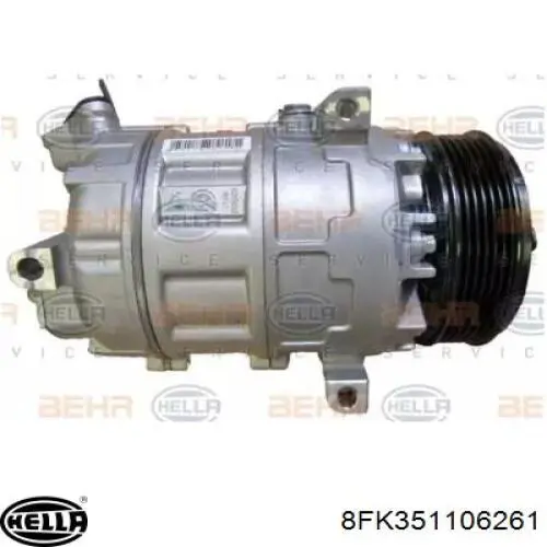 8FK351106261 HELLA compresor de aire acondicionado