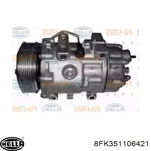 Compresor de aire acondicionado 3M5H19D629HC Volvo