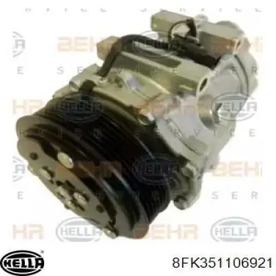 8FK351106921 HELLA Compresor climatizador