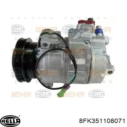 8FK351108071 HELLA compresor de aire acondicionado