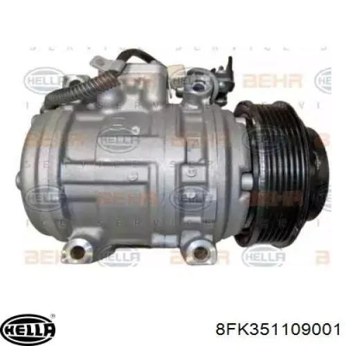Compresor de ac Mercedes 0002301111