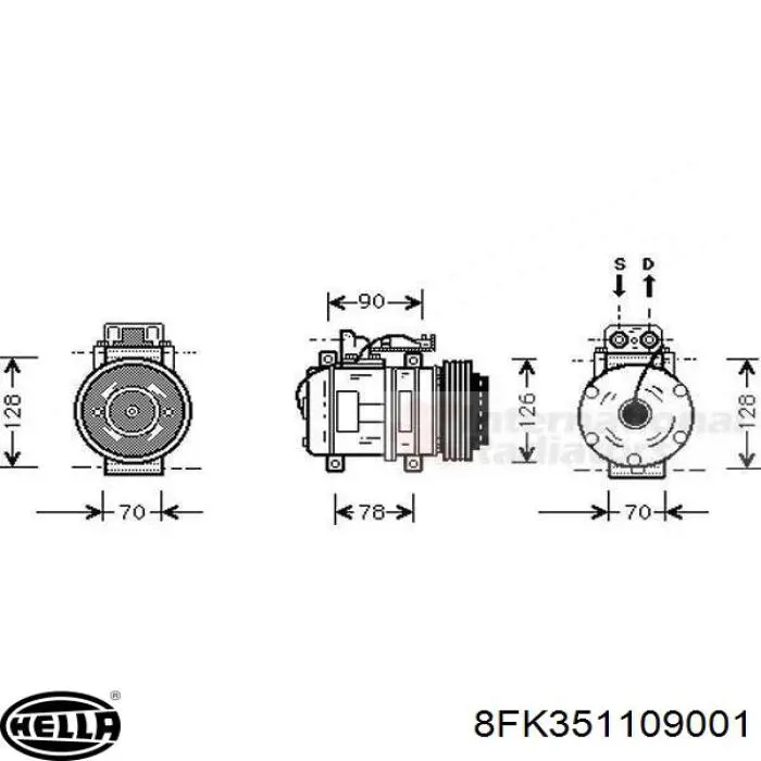 Comprar 0002340611 Mercedes Compresor de aire acondicionado coche