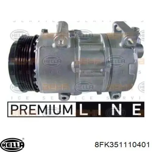 Compresor de ac Mercedes A001230351180