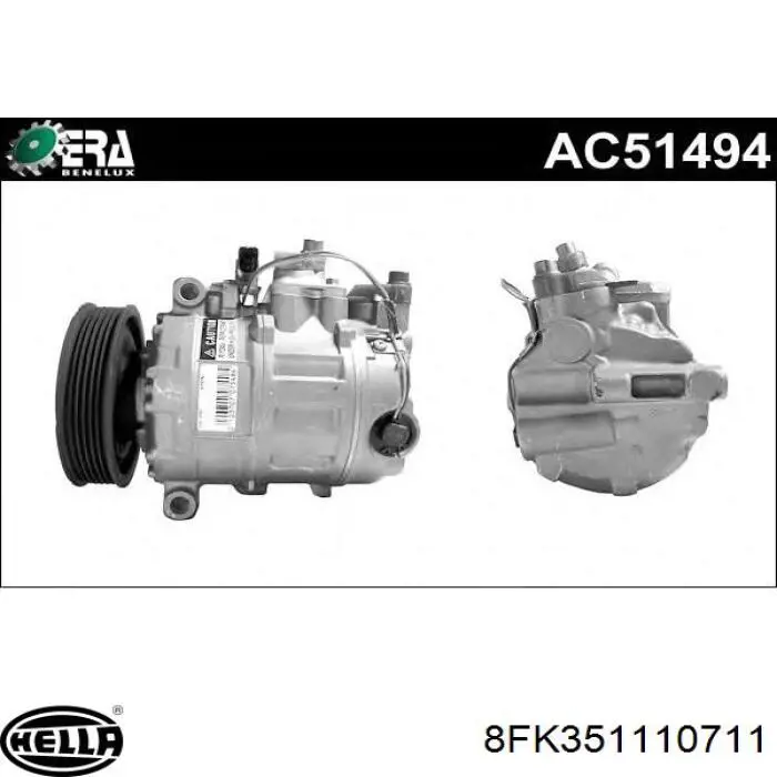 Compresor de ac Mercedes 4472208231